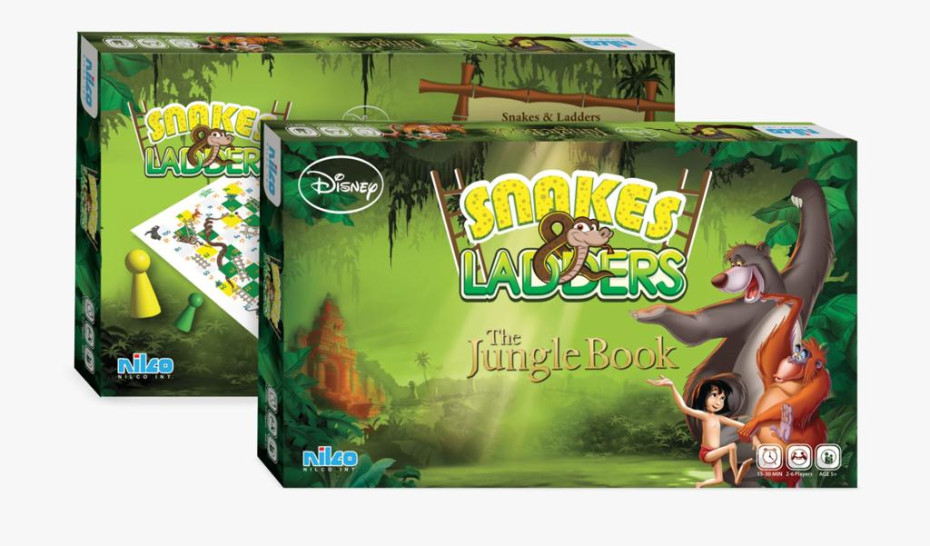 Disney Snakes and Ladders The Jungle book