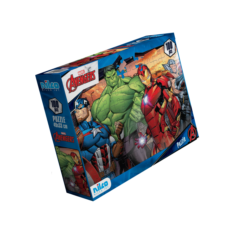 Marvel puzzle Avengers-100PCS-49x33cm