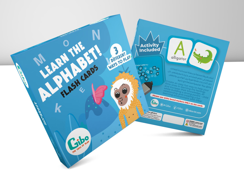 Gibo flash card  learn to Alphabet