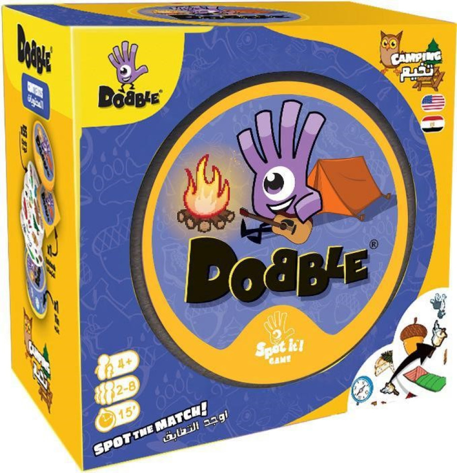 Orange Dobble camping