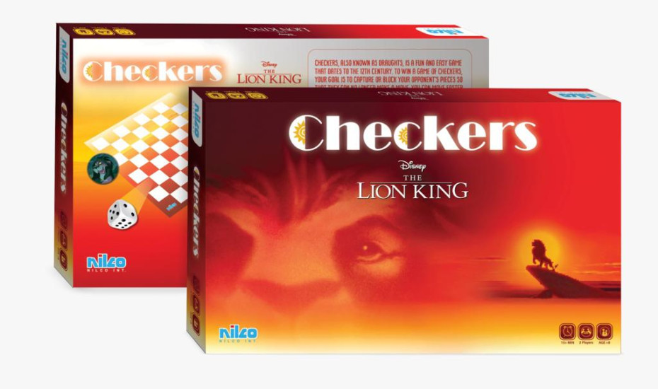 Disney Checkers Lion King